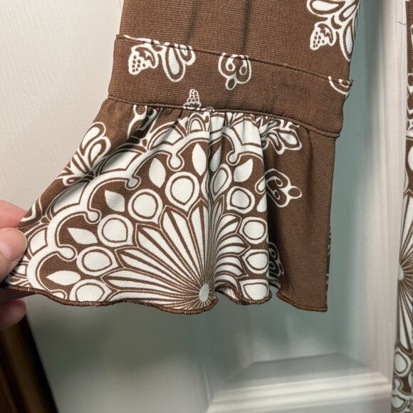 INC International Concepts Womens Babydoll Dress Medium Y2K Boho Floral Abstract - Picture 9 of 9